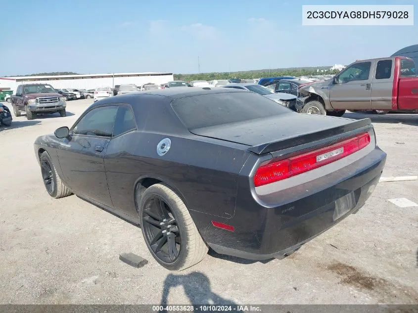 2013 Dodge Challenger Sxt VIN: 2C3CDYAG8DH579028 Lot: 40553628