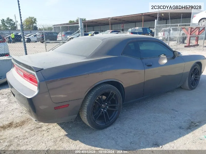 2013 Dodge Challenger Sxt VIN: 2C3CDYAG8DH579028 Lot: 40553628