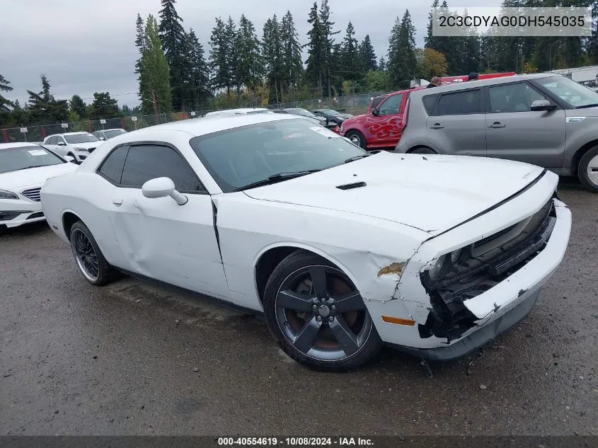 2013 Dodge Challenger Rallye Redline VIN: 2C3CDYAG0DH545035 Lot: 40554619