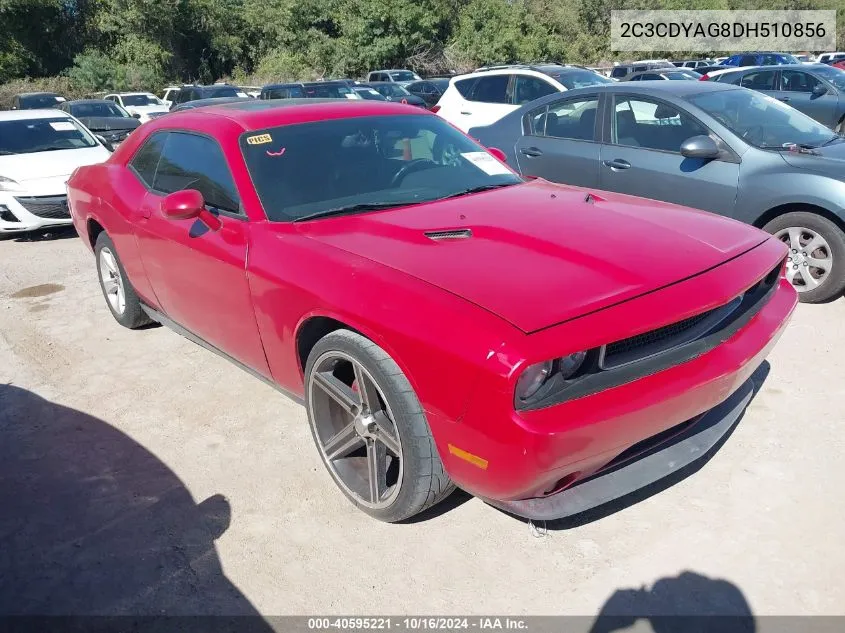 2013 Dodge Challenger Sxt Plus VIN: 2C3CDYAG8DH510856 Lot: 40595221