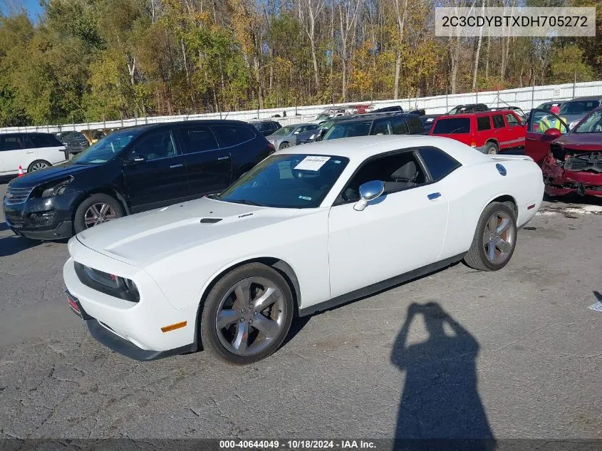 2013 Dodge Challenger R/T VIN: 2C3CDYBTXDH705272 Lot: 40644049