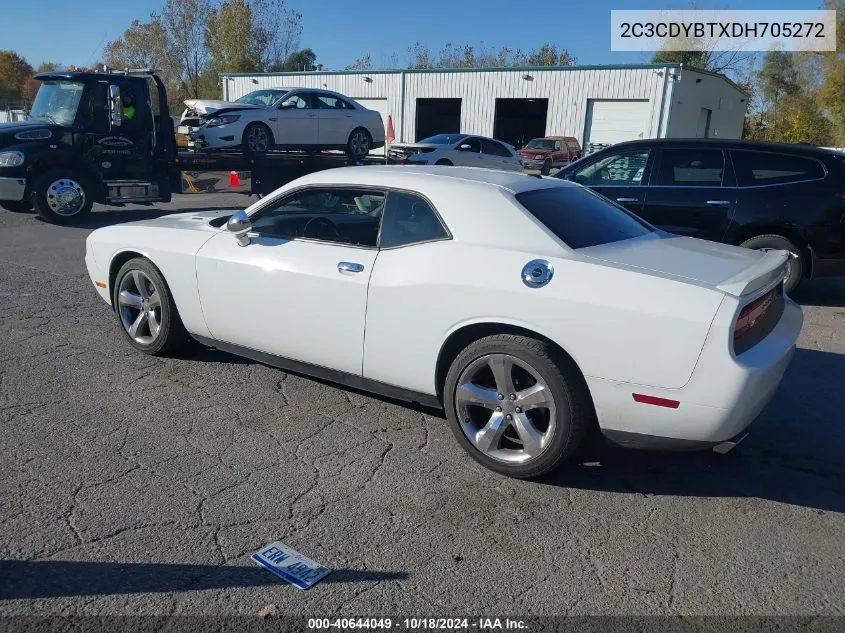 2013 Dodge Challenger R/T VIN: 2C3CDYBTXDH705272 Lot: 40644049