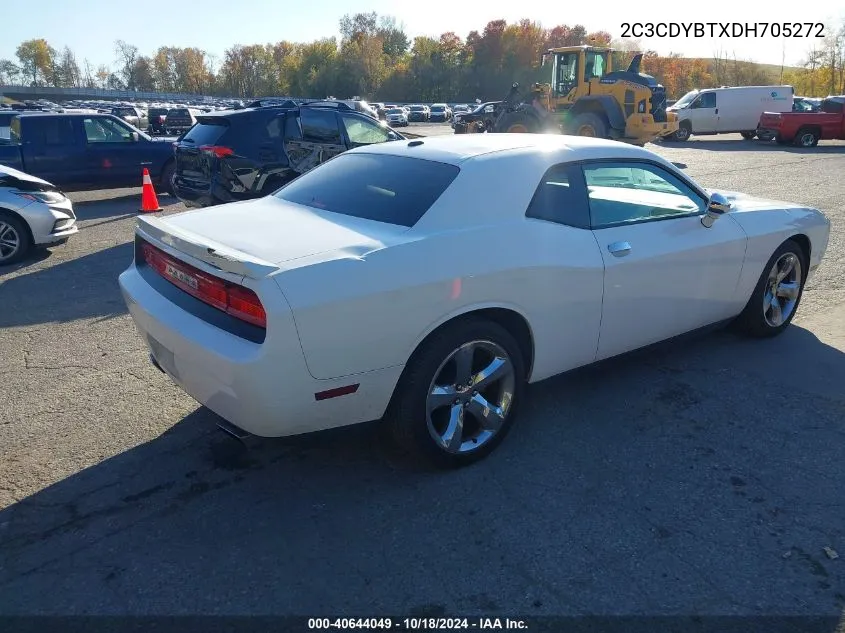 2013 Dodge Challenger R/T VIN: 2C3CDYBTXDH705272 Lot: 40644049