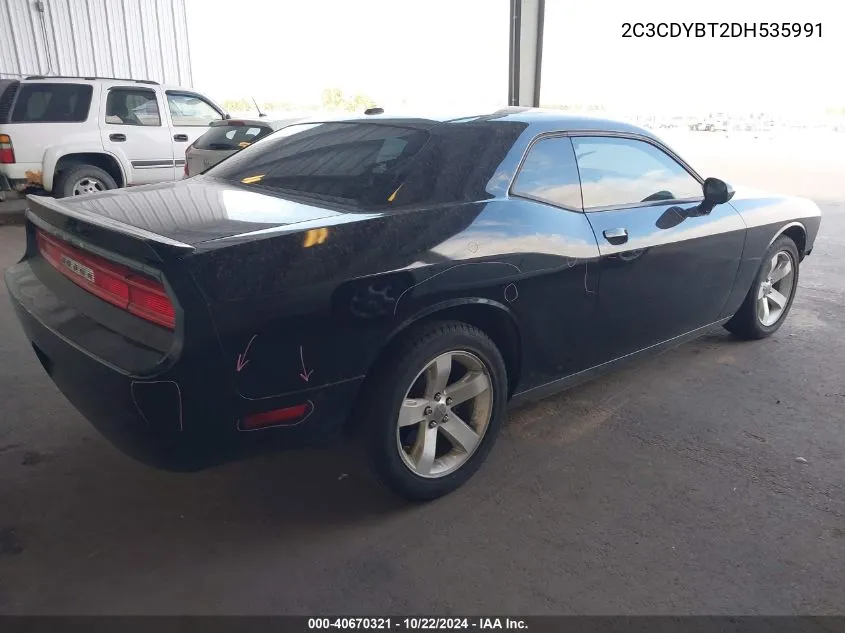 2C3CDYBT2DH535991 2013 Dodge Challenger R/T