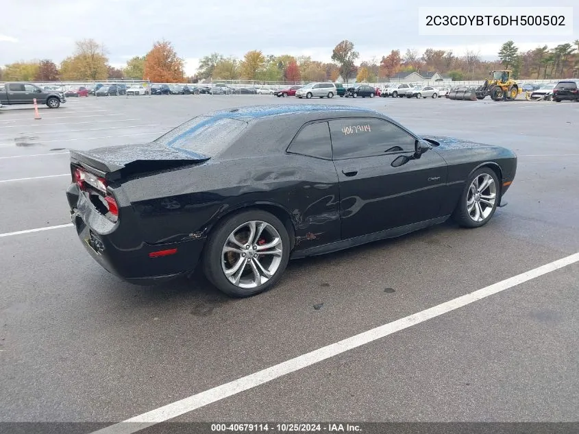 2013 Dodge Challenger R/T Classic VIN: 2C3CDYBT6DH500502 Lot: 40679114