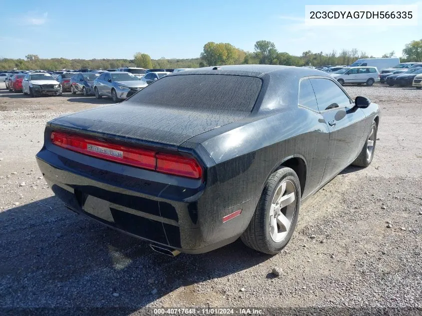 2013 Dodge Challenger Sxt VIN: 2C3CDYAG7DH566335 Lot: 40717648