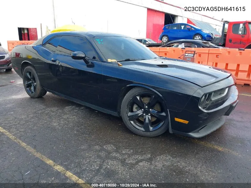 2C3CDYAG5DH641615 2013 Dodge Challenger Sxt