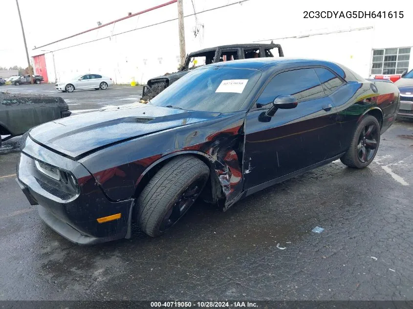 2C3CDYAG5DH641615 2013 Dodge Challenger Sxt