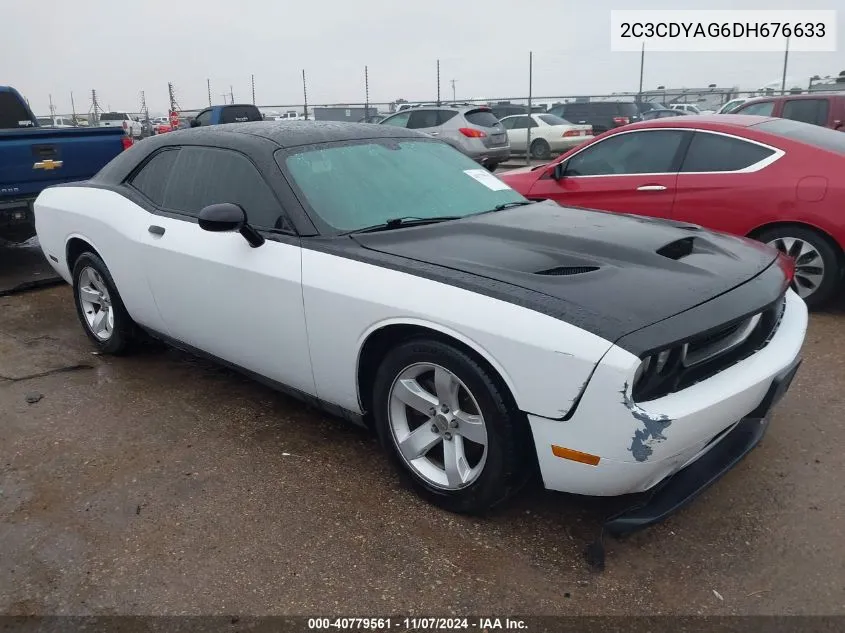 2013 Dodge Challenger Sxt Plus VIN: 2C3CDYAG6DH676633 Lot: 40779561