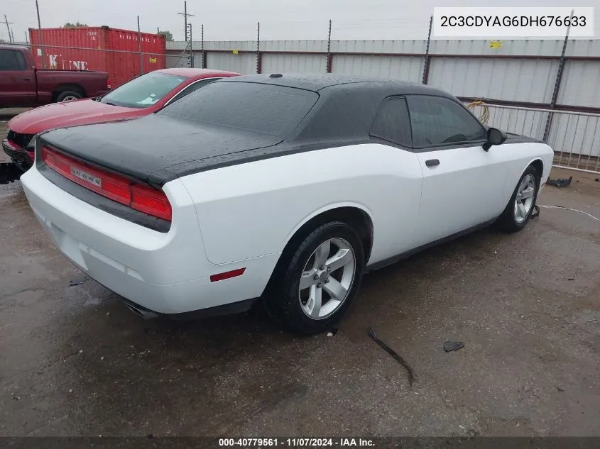 2013 Dodge Challenger Sxt Plus VIN: 2C3CDYAG6DH676633 Lot: 40779561