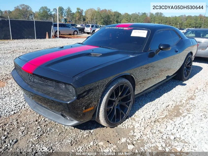 2013 Dodge Challenger Rallye Redline VIN: 2C3CDYAG5DH530644 Lot: 40782516