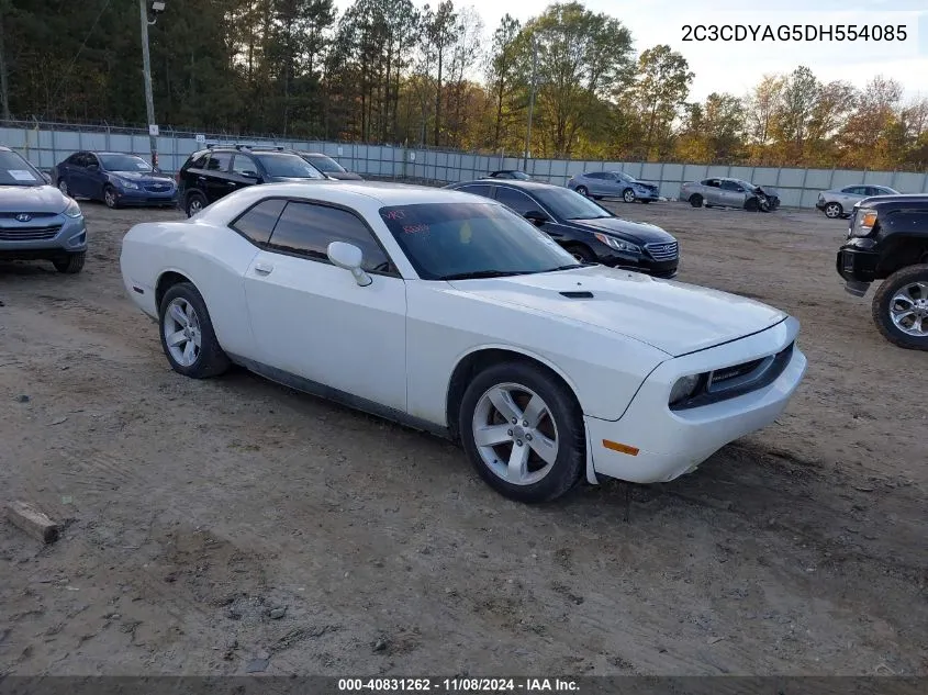 2013 Dodge Challenger Sxt Plus VIN: 2C3CDYAG5DH554085 Lot: 40831262