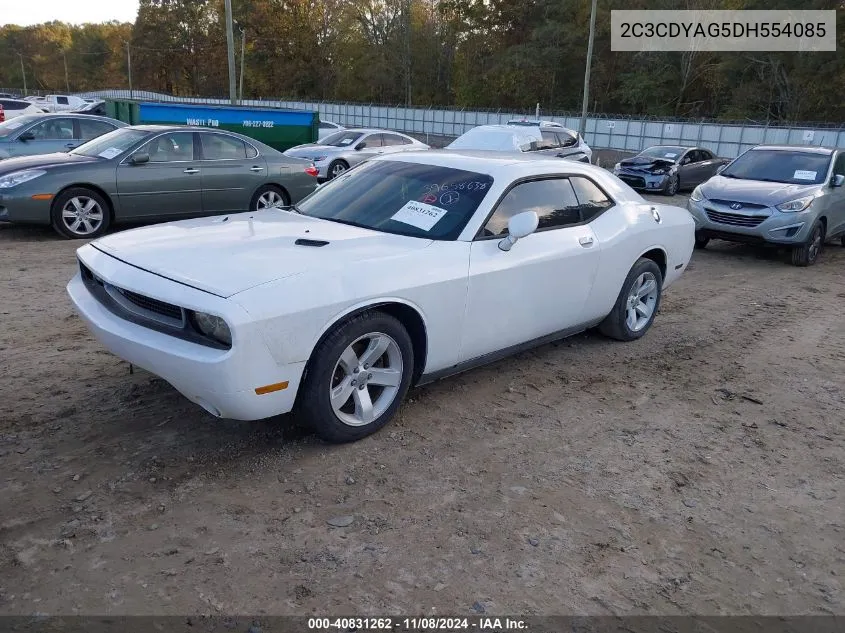 2013 Dodge Challenger Sxt Plus VIN: 2C3CDYAG5DH554085 Lot: 40831262