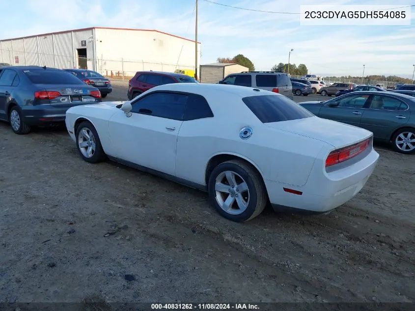 2013 Dodge Challenger Sxt Plus VIN: 2C3CDYAG5DH554085 Lot: 40831262