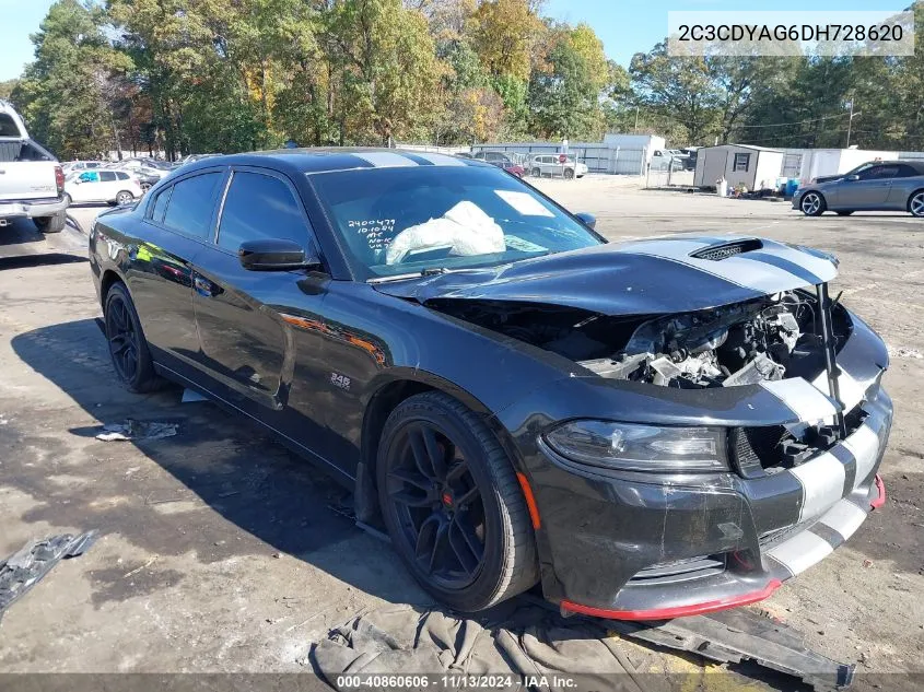 2013 Dodge Challenger Sxt VIN: 2C3CDYAG6DH728620 Lot: 40860606