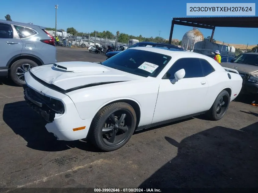 2C3CDYBTXEH207624 2014 Dodge Challenger R/T Plus