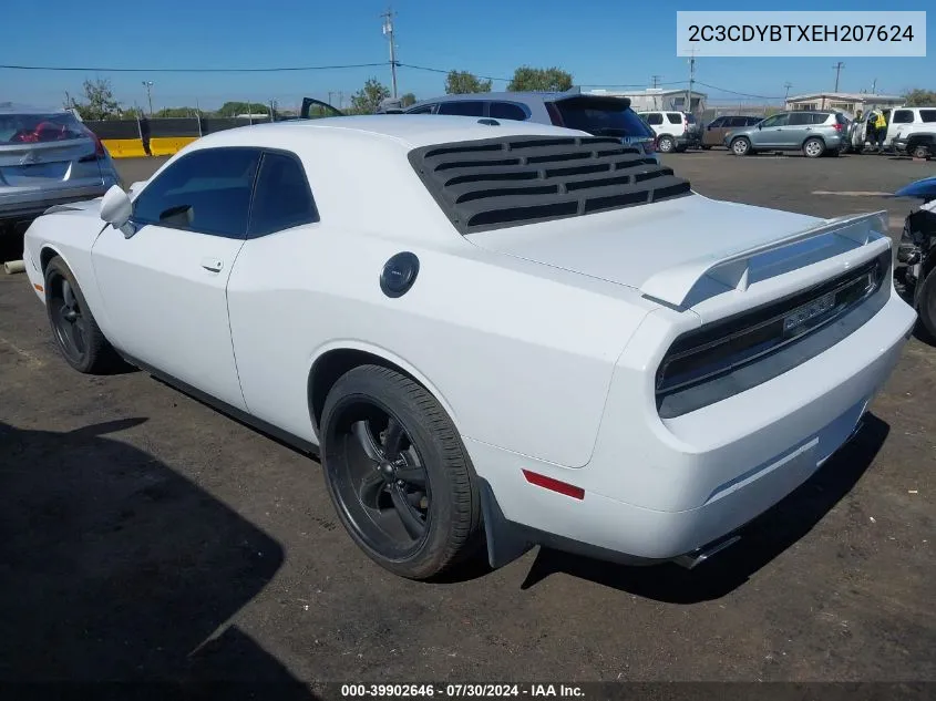 2C3CDYBTXEH207624 2014 Dodge Challenger R/T Plus