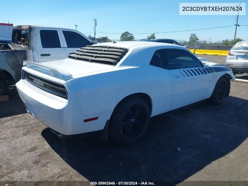 2C3CDYBTXEH207624 2014 Dodge Challenger R/T Plus