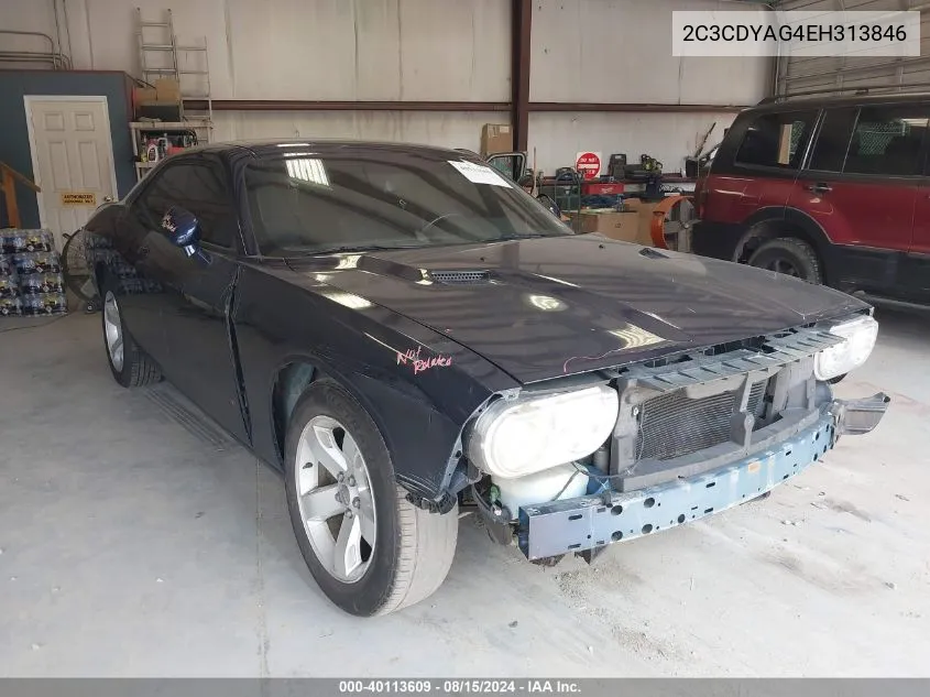 2C3CDYAG4EH313846 2014 Dodge Challenger Sxt