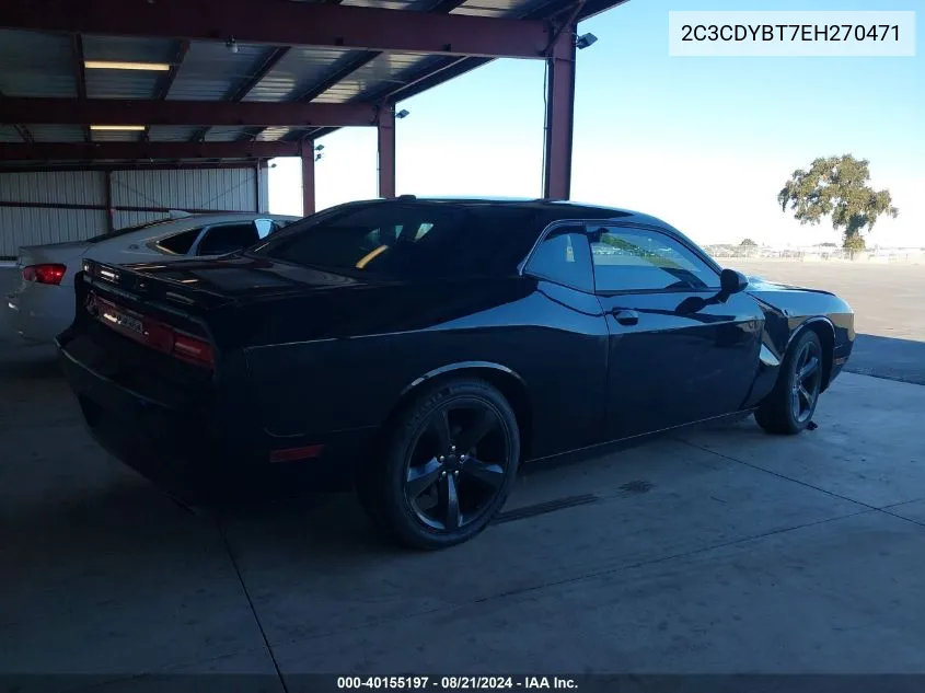 2014 Dodge Challenger R/T Plus VIN: 2C3CDYBT7EH270471 Lot: 40155197