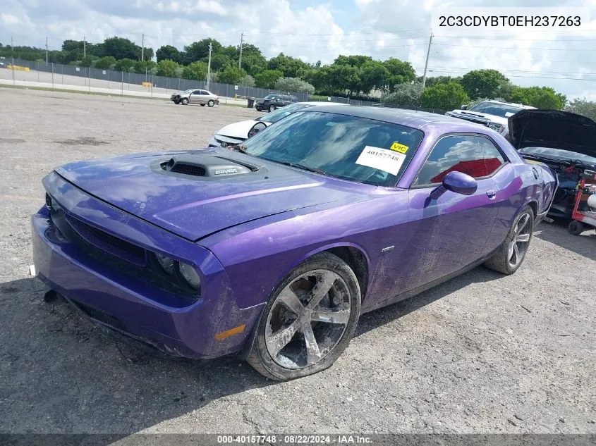 2014 Dodge Challenger Shaker Pkg VIN: 2C3CDYBT0EH237263 Lot: 40157748