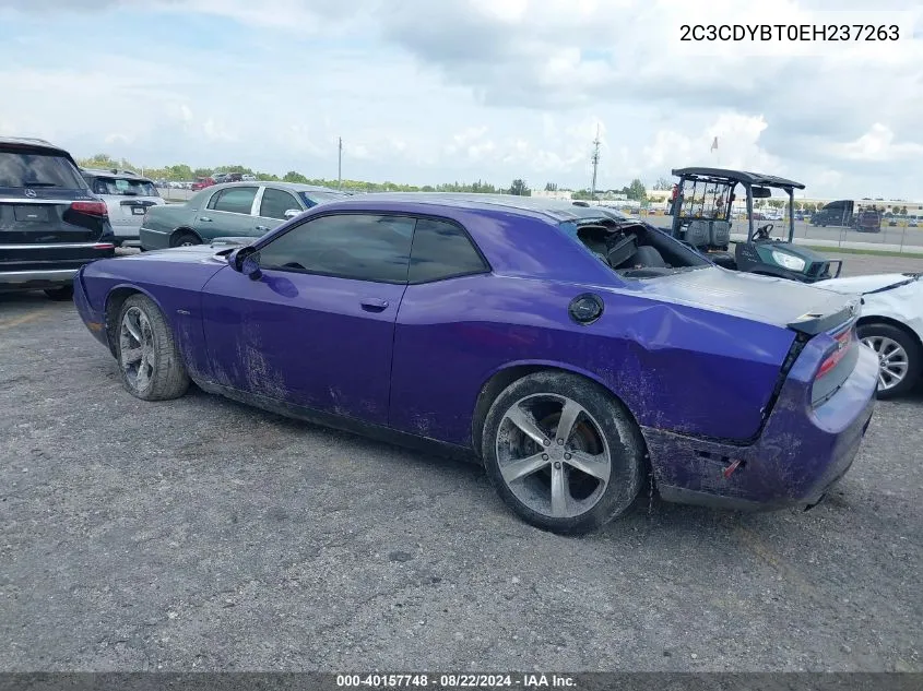 2C3CDYBT0EH237263 2014 Dodge Challenger Shaker Pkg