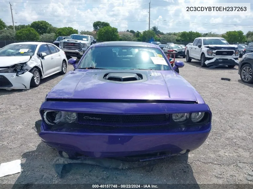 2C3CDYBT0EH237263 2014 Dodge Challenger Shaker Pkg