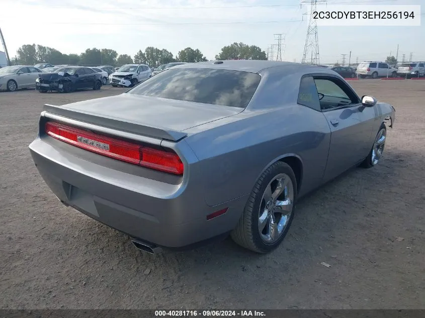 2C3CDYBT3EH256194 2014 Dodge Challenger R/T