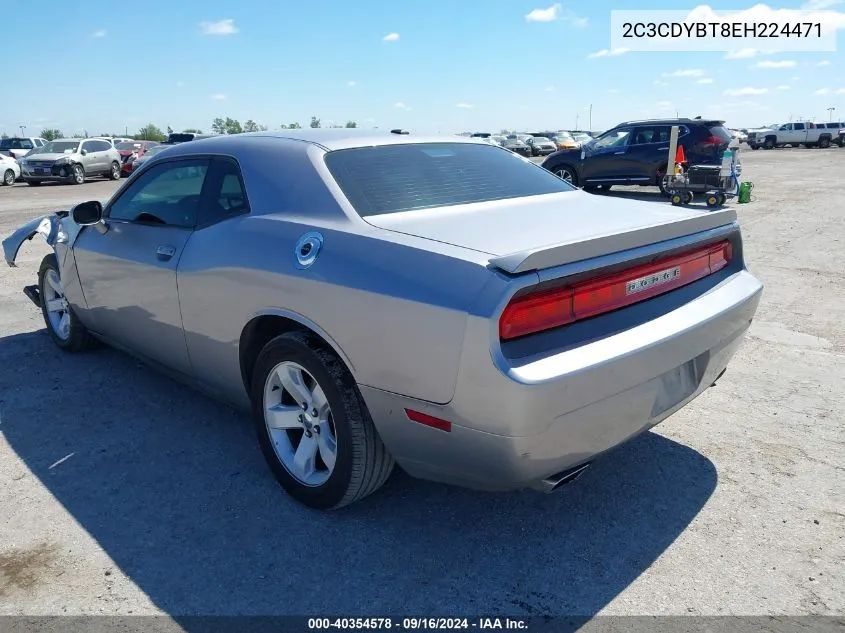 2014 Dodge Challenger R/T VIN: 2C3CDYBT8EH224471 Lot: 40354578