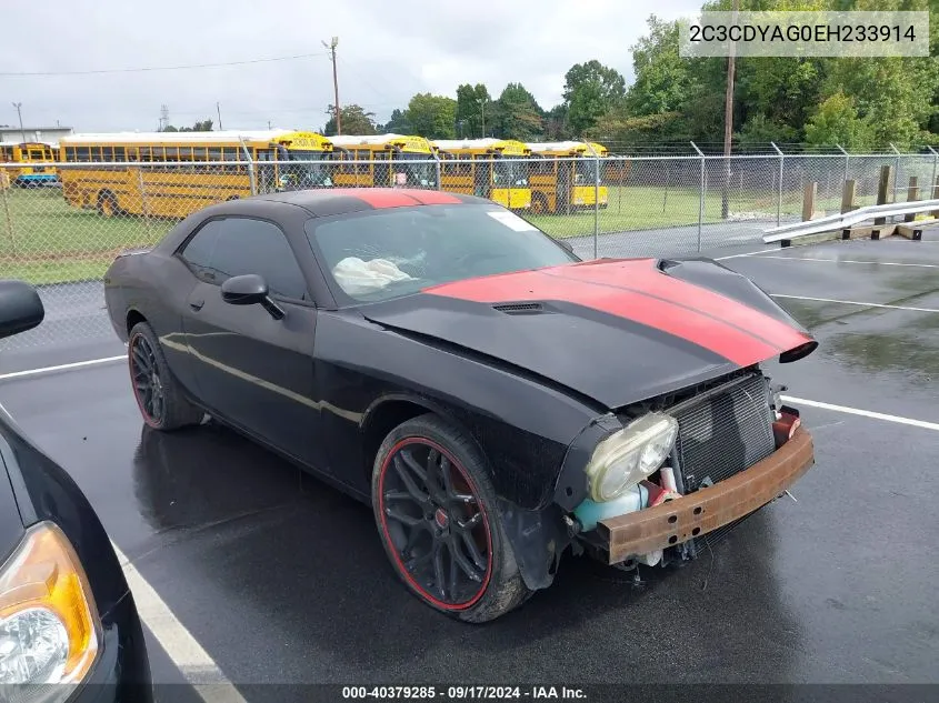 2014 Dodge Challenger Sxt VIN: 2C3CDYAG0EH233914 Lot: 40379285