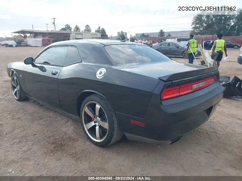 2014 Dodge Challenger Srt8 VIN: 2C3CDYCJ3EH111962 Lot: 40394595