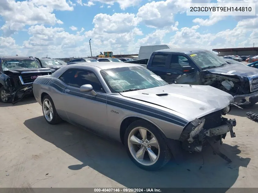 2014 Dodge Challenger R/T Classic VIN: 2C3CDYBT9EH144810 Lot: 40407146