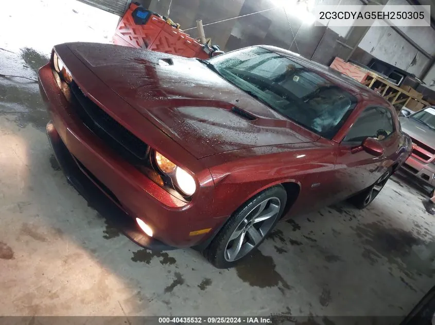 2014 Dodge Challenger Sxt 100Th Anniversary Appearance Group VIN: 2C3CDYAG5EH250305 Lot: 40435532