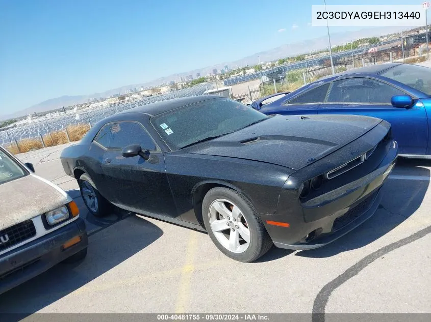 2014 Dodge Challenger Sxt VIN: 2C3CDYAG9EH313440 Lot: 40481755