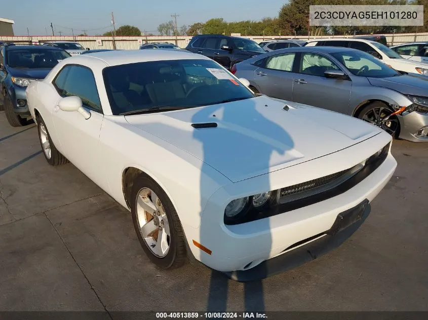 2014 Dodge Challenger Sxt VIN: 2C3CDYAG5EH101280 Lot: 40513859