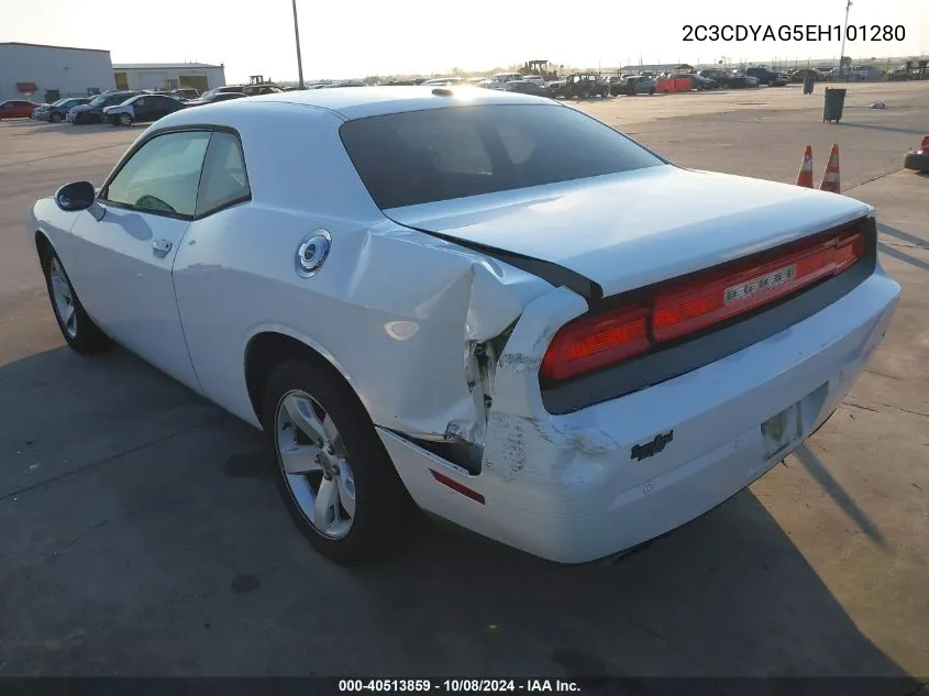 2014 Dodge Challenger Sxt VIN: 2C3CDYAG5EH101280 Lot: 40513859