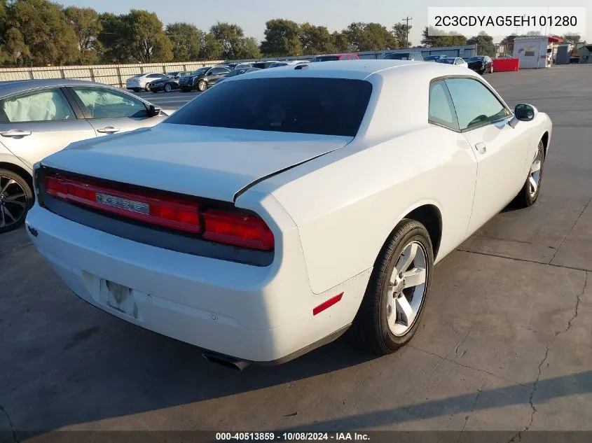 2014 Dodge Challenger Sxt VIN: 2C3CDYAG5EH101280 Lot: 40513859