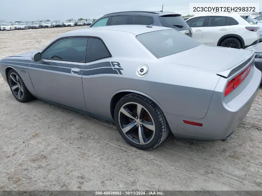 2C3CDYBT2EH298372 2014 Dodge Challenger R/T