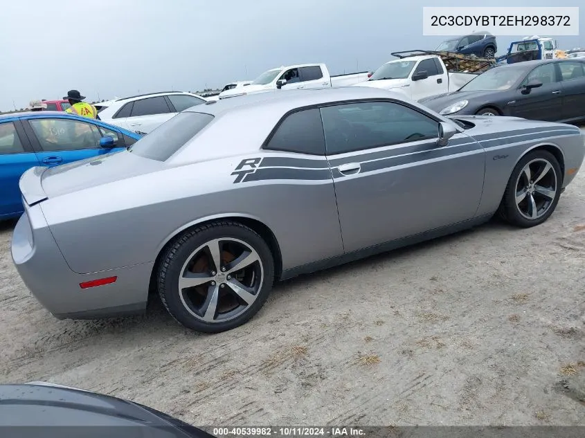 2C3CDYBT2EH298372 2014 Dodge Challenger R/T