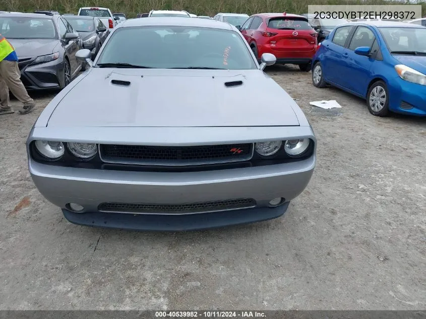 2C3CDYBT2EH298372 2014 Dodge Challenger R/T