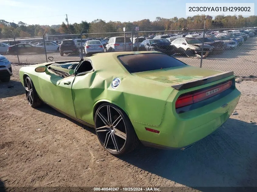 2014 Dodge Challenger Sxt VIN: 2C3CDYAG1EH299002 Lot: 40540247