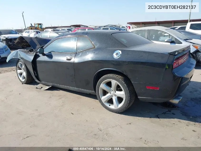 2014 Dodge Challenger R/T VIN: 2C3CDYBT0EH282137 Lot: 40547406