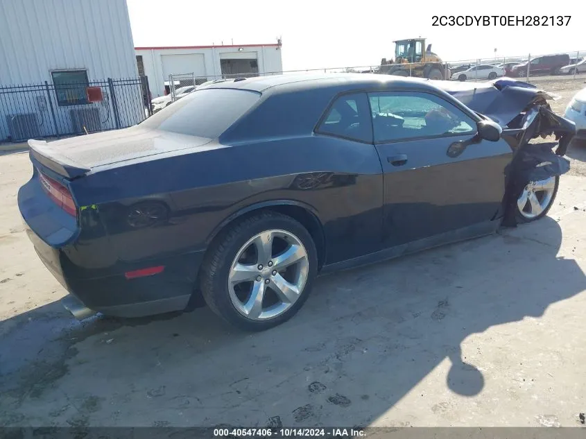 2014 Dodge Challenger R/T VIN: 2C3CDYBT0EH282137 Lot: 40547406