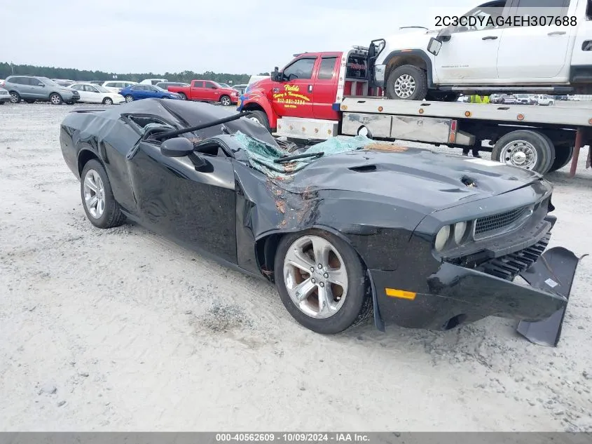 2014 Dodge Challenger Sxt VIN: 2C3CDYAG4EH307688 Lot: 40562609