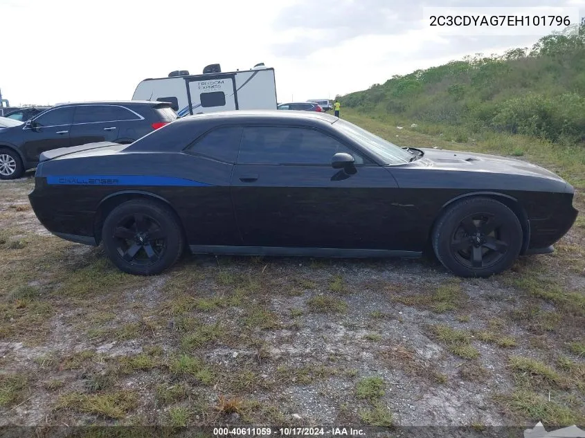 2014 Dodge Challenger Sxt VIN: 2C3CDYAG7EH101796 Lot: 40611059