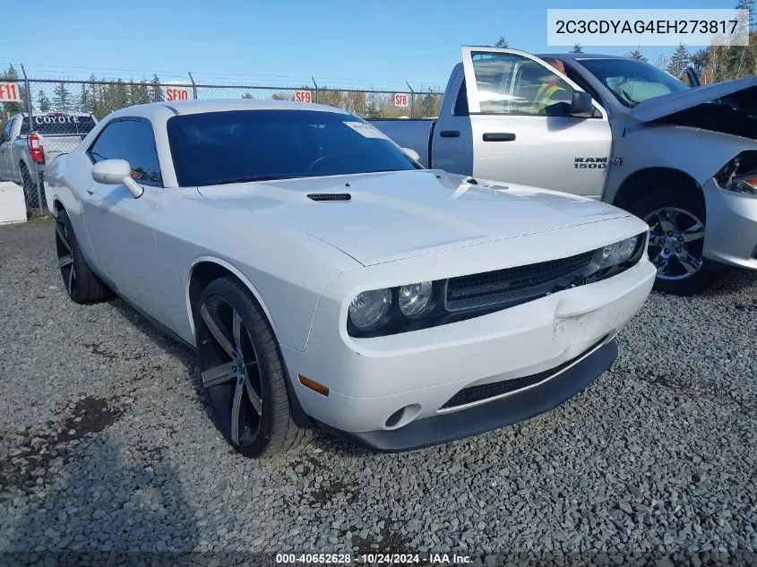 2014 Dodge Challenger Sxt VIN: 2C3CDYAG4EH273817 Lot: 40652628