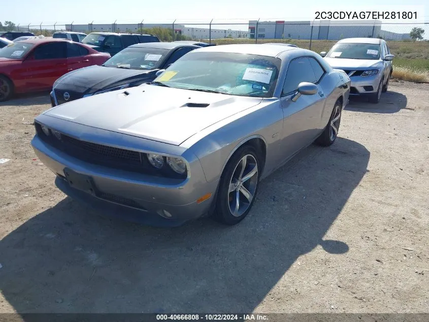 2014 Dodge Challenger Sxt 100Th Anniversary Appearance Group VIN: 2C3CDYAG7EH281801 Lot: 40666808