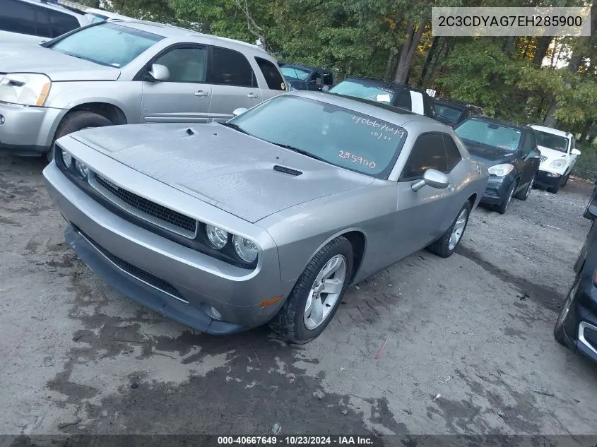 2014 Dodge Challenger Sxt Plus VIN: 2C3CDYAG7EH285900 Lot: 40667649