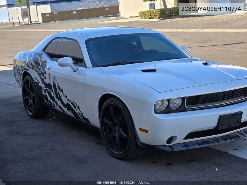 2014 Dodge Challenger Sxt VIN: 2C3CDYAG9EH110774 Lot: 40668996