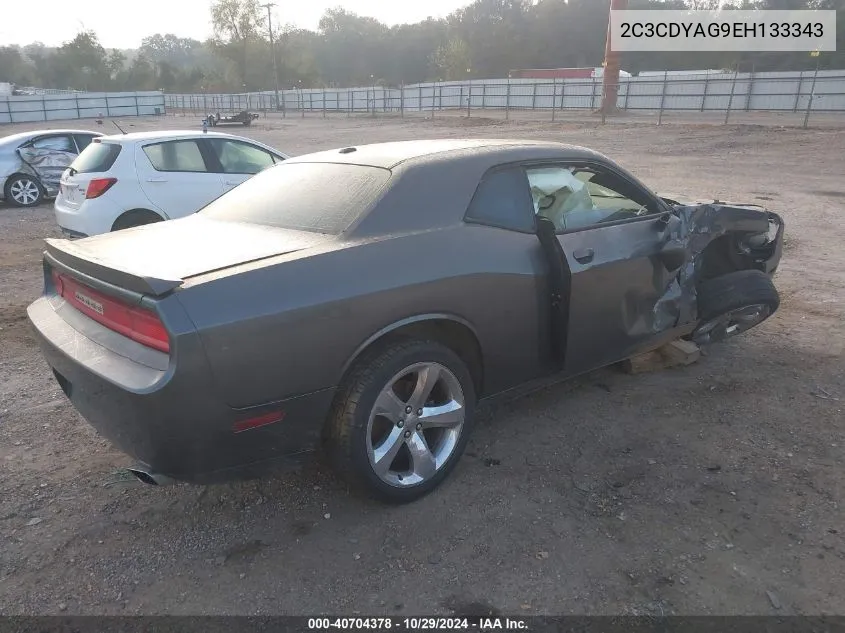 2014 Dodge Challenger Sxt VIN: 2C3CDYAG9EH133343 Lot: 40704378